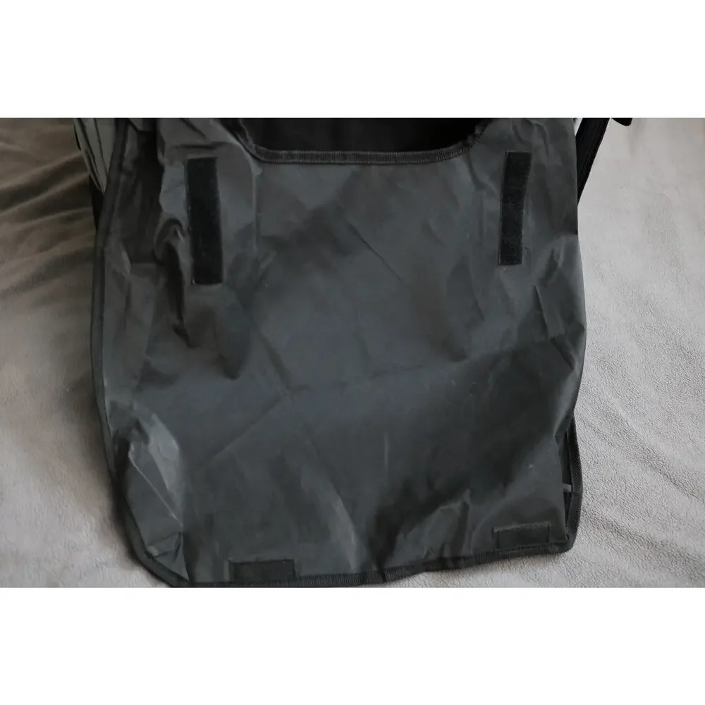 CUTTING EDGE Craft Organizer Bag Rolling Cart Grey Black Pockets